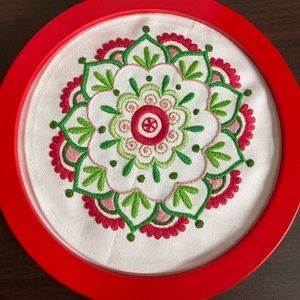 Handcrafted Embroidered Mandala Wall Decoration